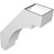 Ekena Millwork 5 1/2-in. W x 16-in. D x 20-in. H Merced Architectural Grade PVC Knee Brace BRCP055X16X20MRC - alternate 6